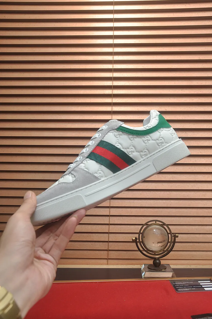 Men's men's shoes💰440💶[GUCCI] official website 1:1 men's sports shoes are now on the market. They are made of original fabric + water-dyed sheepskin lining, plus the official website original 1:1 comfortable outsole. Fashionable and versatile, super comfortable and breathable. Standard shoe size 38/45 (custom-made size 45 is non-refundable)